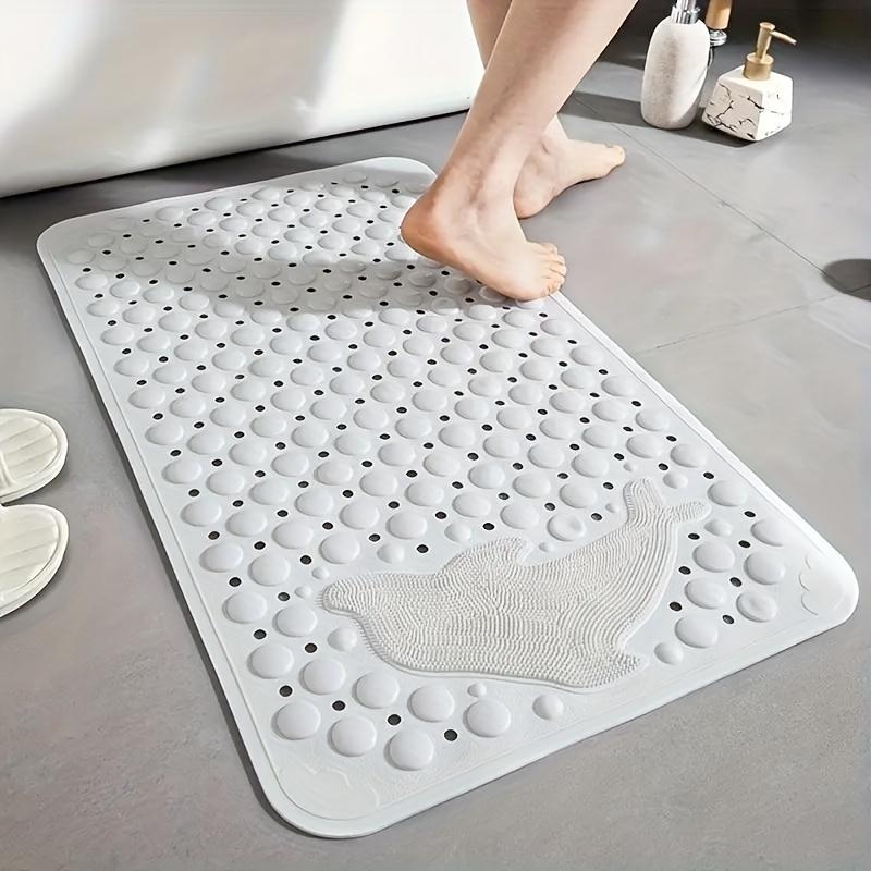 1 шт. Нескользящий коврик для ванной с узорами в виде дельфинов, нескользящие коврики для ванной с присосками, водонепроницаемый и противопадающий коврик для душевой комнаты