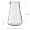 Hario Conical SAKE Pitcher Crafts Science Practical Capacity 200ml Beaker Server with Measuring Memory Transparent Heat Resistant Glass Made In Japan