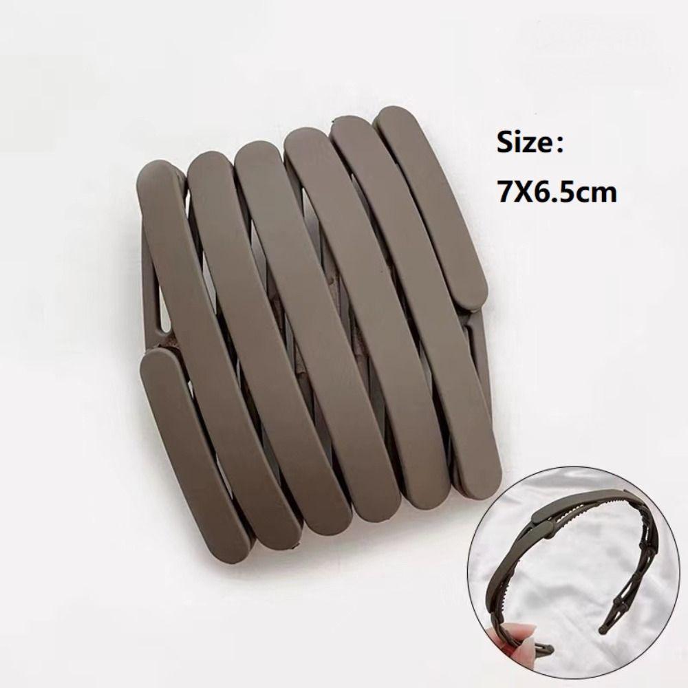 Hair Accessories Retractable Foldable Hairbands Non Slip Hairpins High Quality Headband  Unisex