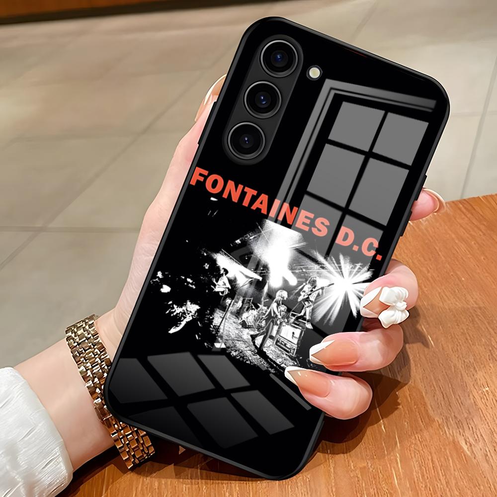 Popular Rock Band F-Fontaines Dc Phone Case For Samsung S26 S25 Edge Ultra S23 S22 S21 S20 Ultra Plus S24 Fe A54 A53 A25 Glass