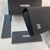 Chanel Черный Стеганый Тканевый Футляр для Очков