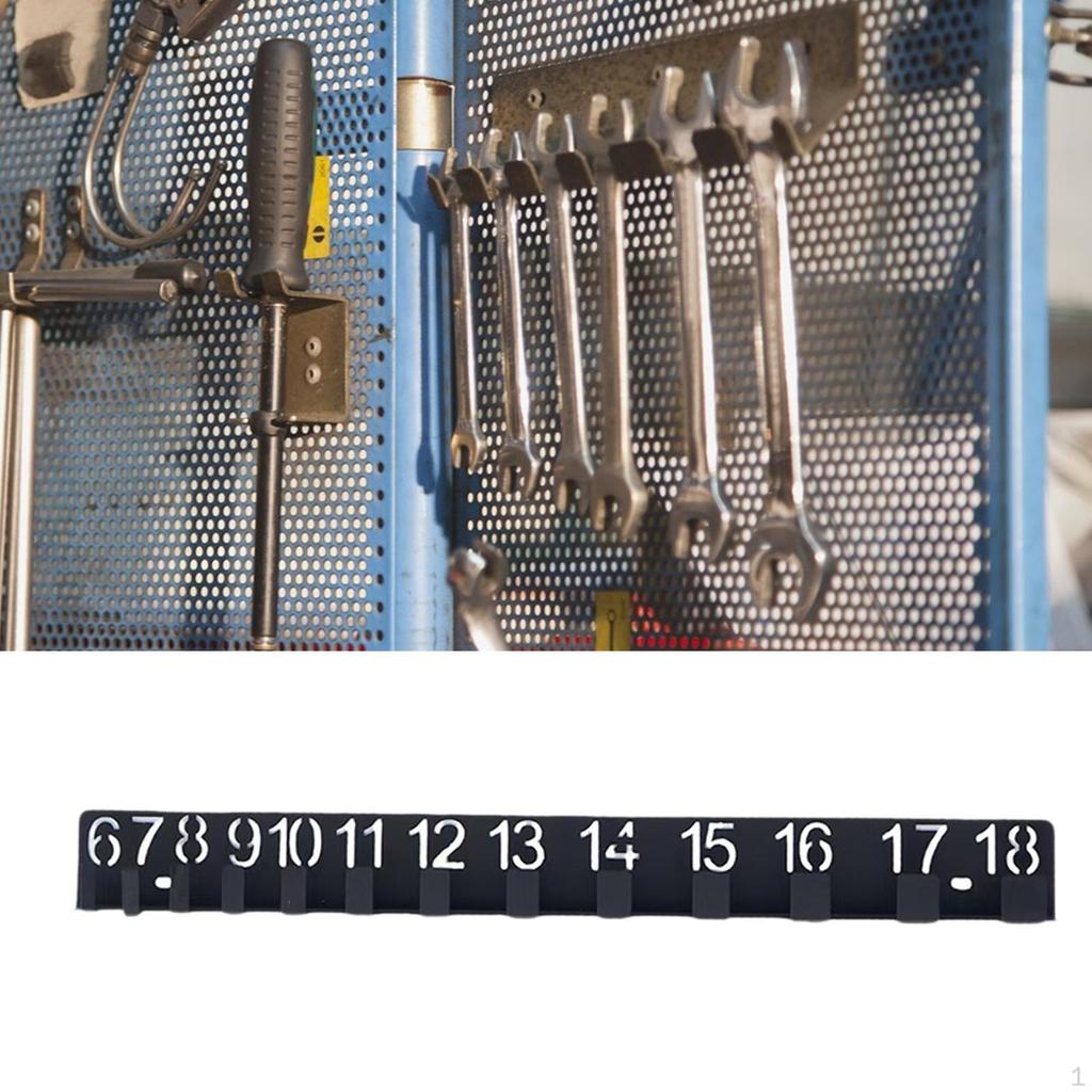 Wall Mounted Wrench Holder Easy Installation Heavy Duty Kitchen Display Multipurpose Space Saving