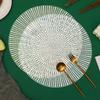 Hot Stamping Cup Coaster 38cm Dining Drinking Cup Table Placemat Fashion Heat Insulation Pad