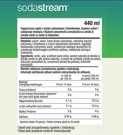 Набор из 6 концентратов SodaStream 2x (Кола + Лимон-Лайм + Лимонад)