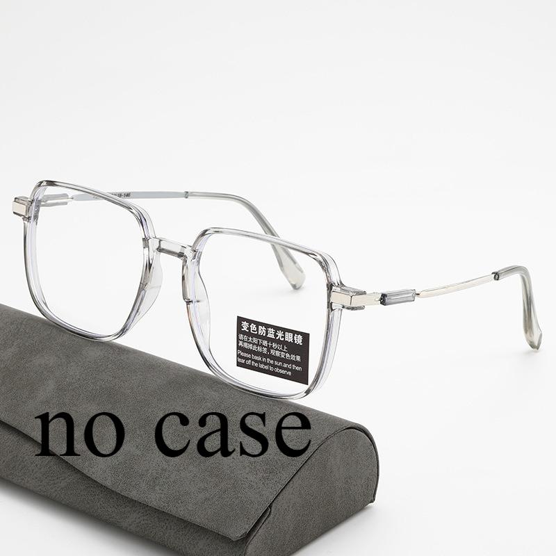 Новые очки, меняющие цвет и блокирующие синий свет, для женщин с большими квадратными оправами и ультралегкие очки, блокирующие синий свет