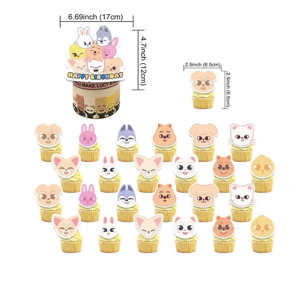 Banner Cake Decoration Suitable For Birthday Party Decoration