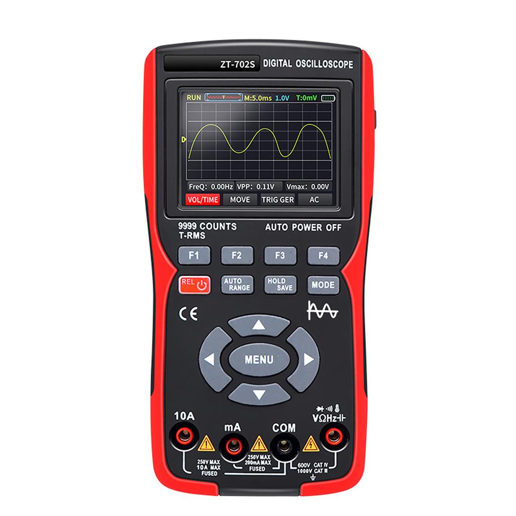 Digital Oscilloscope Multimeter 48MSaCelsiuss Sampling Rate 10Mhz Bandwidth  9 Counts True   2.8inch   Color Display Multimetro