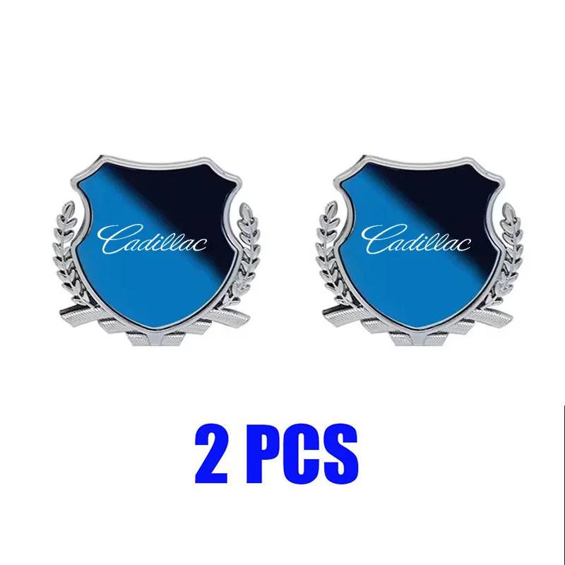 Custom Zinc Alloy Car Fender Emblem Side Window Badge for Cadillac ATS CT4 CT5 CTS ESCALADE STS XLR XT4 XT5 XT6 XTS Rear Sticker