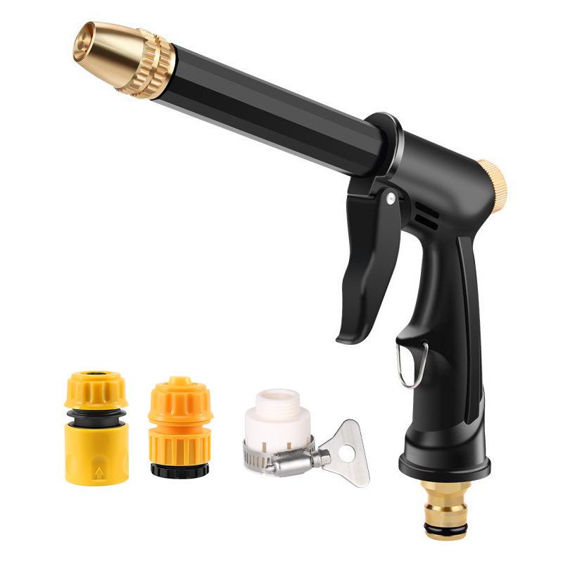High-Pressure Car Wash Gun: Household Explosion-Proof Hose & Garden Nozzle Set for Cleaning Surfaces