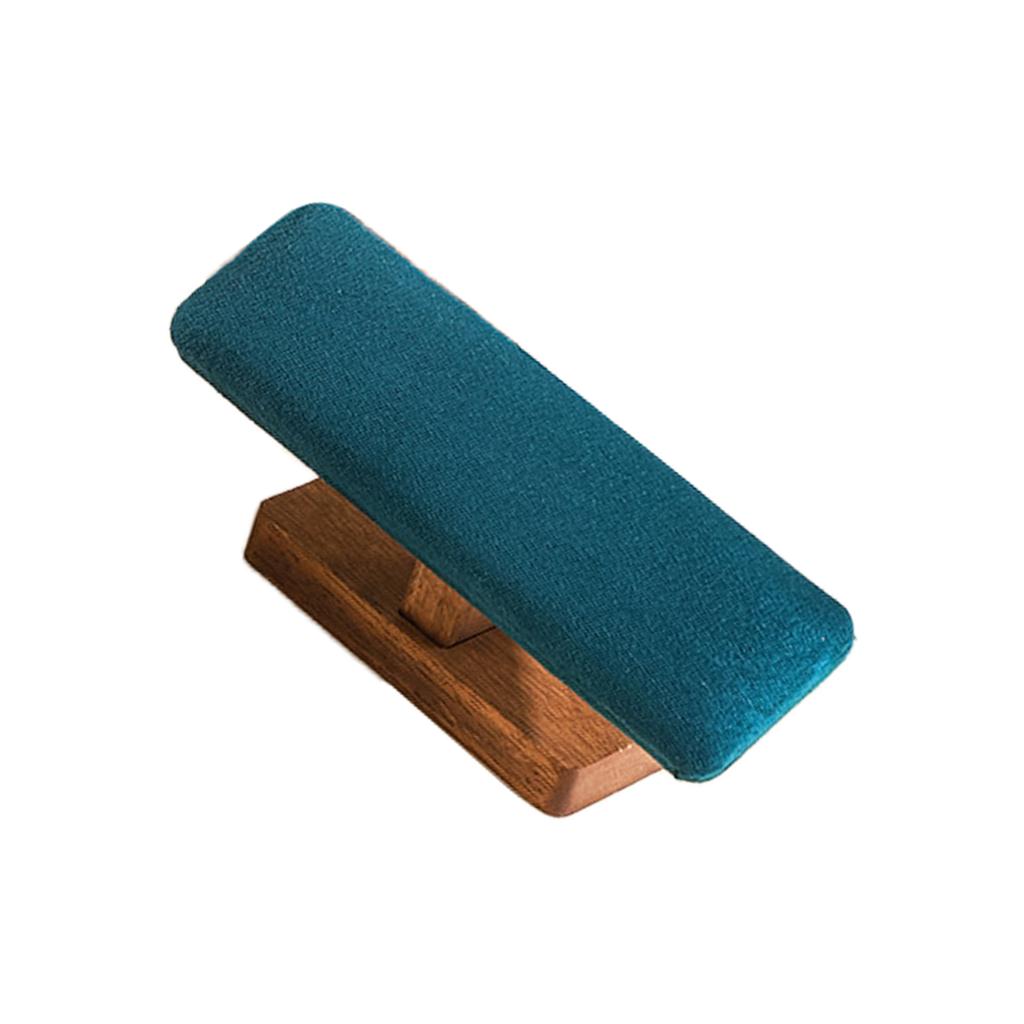 Velvets Bracelet Display Rack Wooden Base Watch and Hairbands Holder T Shaped Stand for Jewelry Storage and Organization