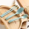 3 шт. портативный набор посуды, экологически чистые палочки для еды, ложка, вилка, пластиковые столовые приборы с коробкой для студентов, офисных работников