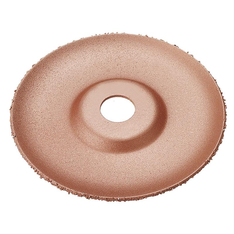 4 Inch Tungsten Carbide Coating Wood Carving Disc Shaping Disc 100mm Diameter 16mm Bore for Angle Grinder