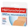 Mercurochrome Pansements Bande Tissu Spécial Mouvements 10cm X 6cm Boite De 5
