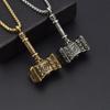 European and American Thors Hammer Mens Necklace Pendant Trendy Vintage Casting Jewelry Fashion Jewelry Pendant