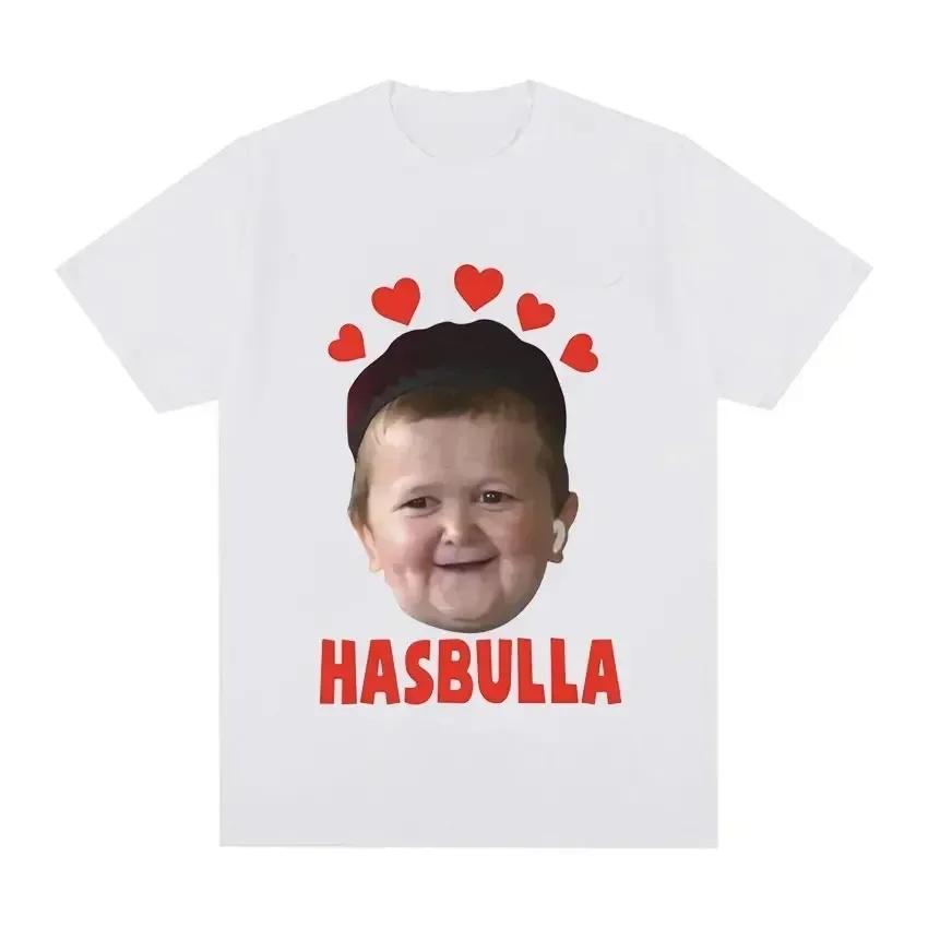 2024 Hasbulla Fighting T Shirt Mini Khabib Blogger T-Shirt Crew Neck Men Tees Retro Tops Funny Graphic Women T Shirt Streetwear