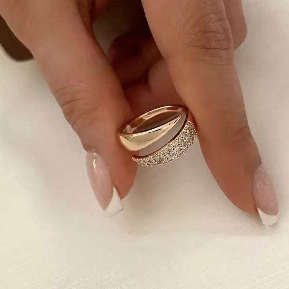Металлические Модные Кольца Классический Дизайн Персонализированные Кольца Креативное Украшение Пальца Обручальные Ювелирные Изделия