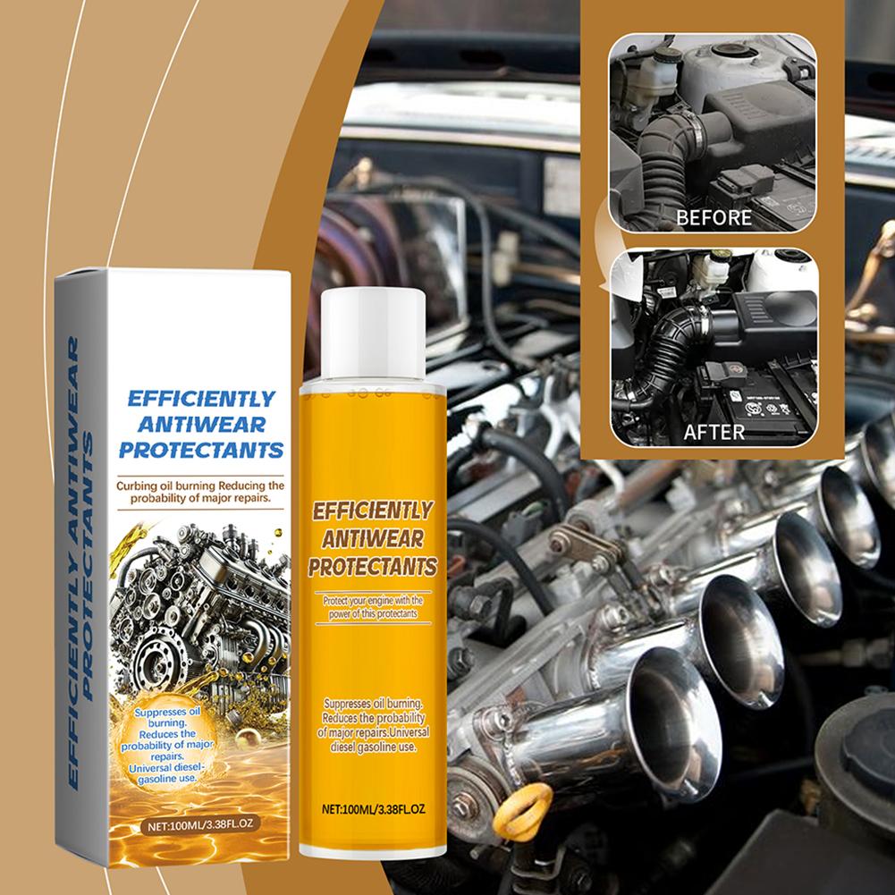 Engine Protective Agent Oil - 100ml Automotive Protective Anti-Wear Oil For Car SUV Engine Protection Car Cleaning Maintena D8V6