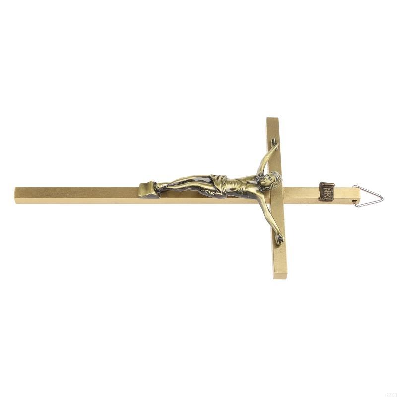 62KD Catholic for Cross Crucifix Wall for Cross Jesus Christ Church Religious Prayer Hanging Ornament Chapel Decoration