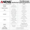 2026 ANENG AOS12 Intelligent 2in1 Oscilloscope Multimeter 5MHz 48MSa/s High Precision Portable Multifunction Measuring Test Tool with Digital Display