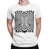 Black And White Stripes Graphic 100 Cotton Tshirt Rapid Eye Moveunisext Tees Tops For Unisex