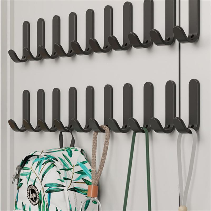 Многоцелевой настенный крючок-органайзер, вешалка для ключей за дверью, крючок для ванной комнаты, держатель для полотенец, кухонная фурнитура, крючок для полки