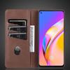Deluxe Magnetic Adsorption Leather Fitted Case for OPPO Reno 5F / Reno 5 Lite / Reno5 F Flip Cover Protective Case Fundas Coque