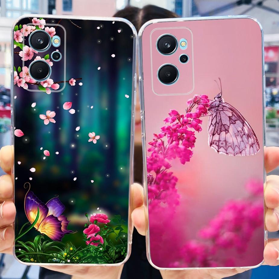 Чехол для Realme 9i RMX3491 Новый модный окрашенный чехол Прозрачный силиконовый мягкий ТПУ чехол для телефона Для Realme 9i 5G RMX3612 Realme9i Fundas