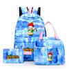 3Pcs/set Dragon Ball Colorful Backpack with Lunch Bag for Women Student Teenagers Rucksack Casual School Bags Sets