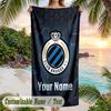 Beach Towel Club Brugge FC Print Custom Name Text Soft Towel for Swimming Pool