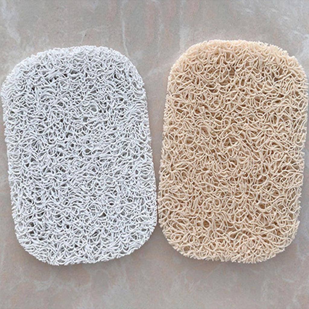 Новый ПВХ Коврик для мыла SOAP SAVERанти- - Дренажный коврик Простая раковина Ванная комната