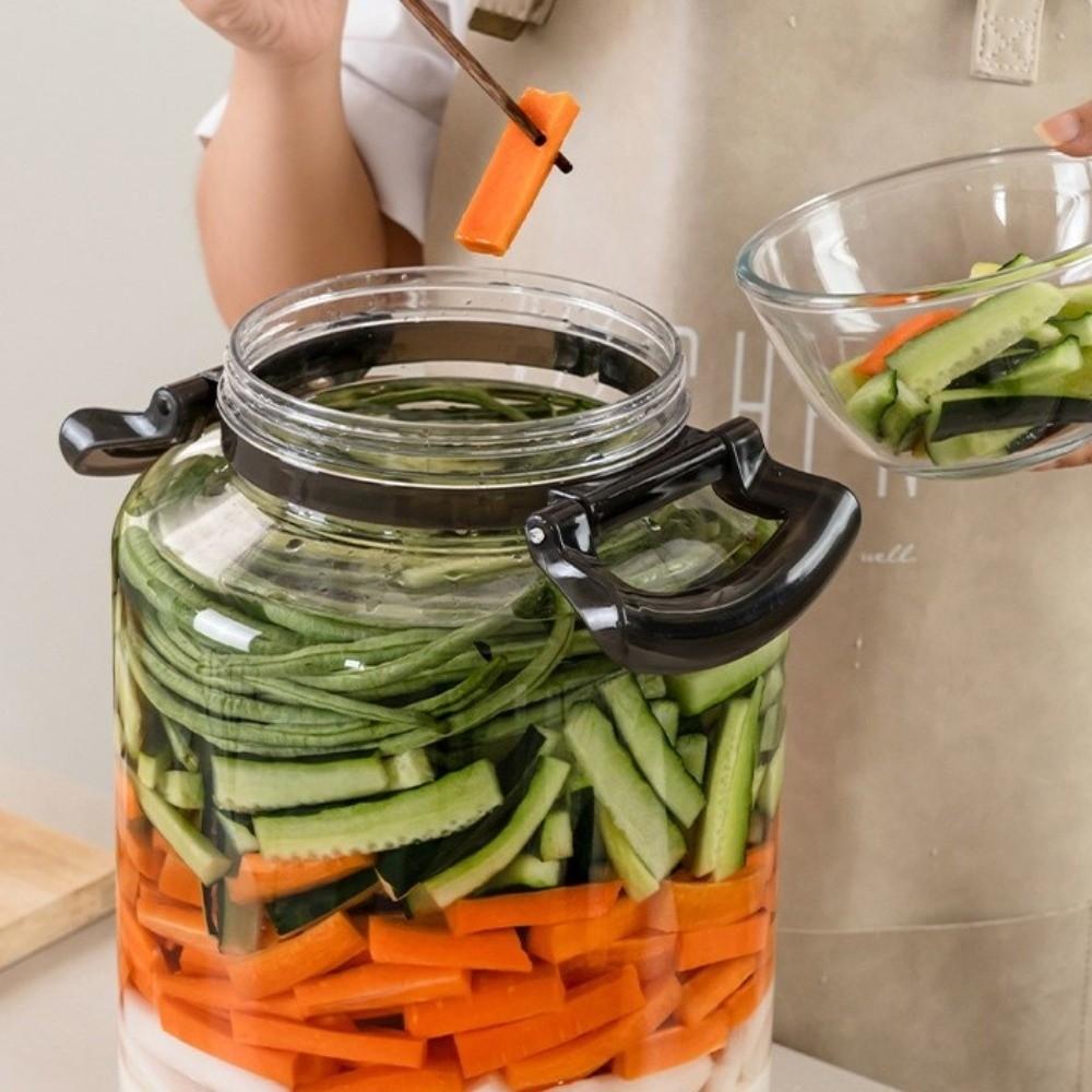 Герметичный кувшин для хранения пищевых продуктов, контейнер для солений большого объема, банка для ферментации, Ферментация