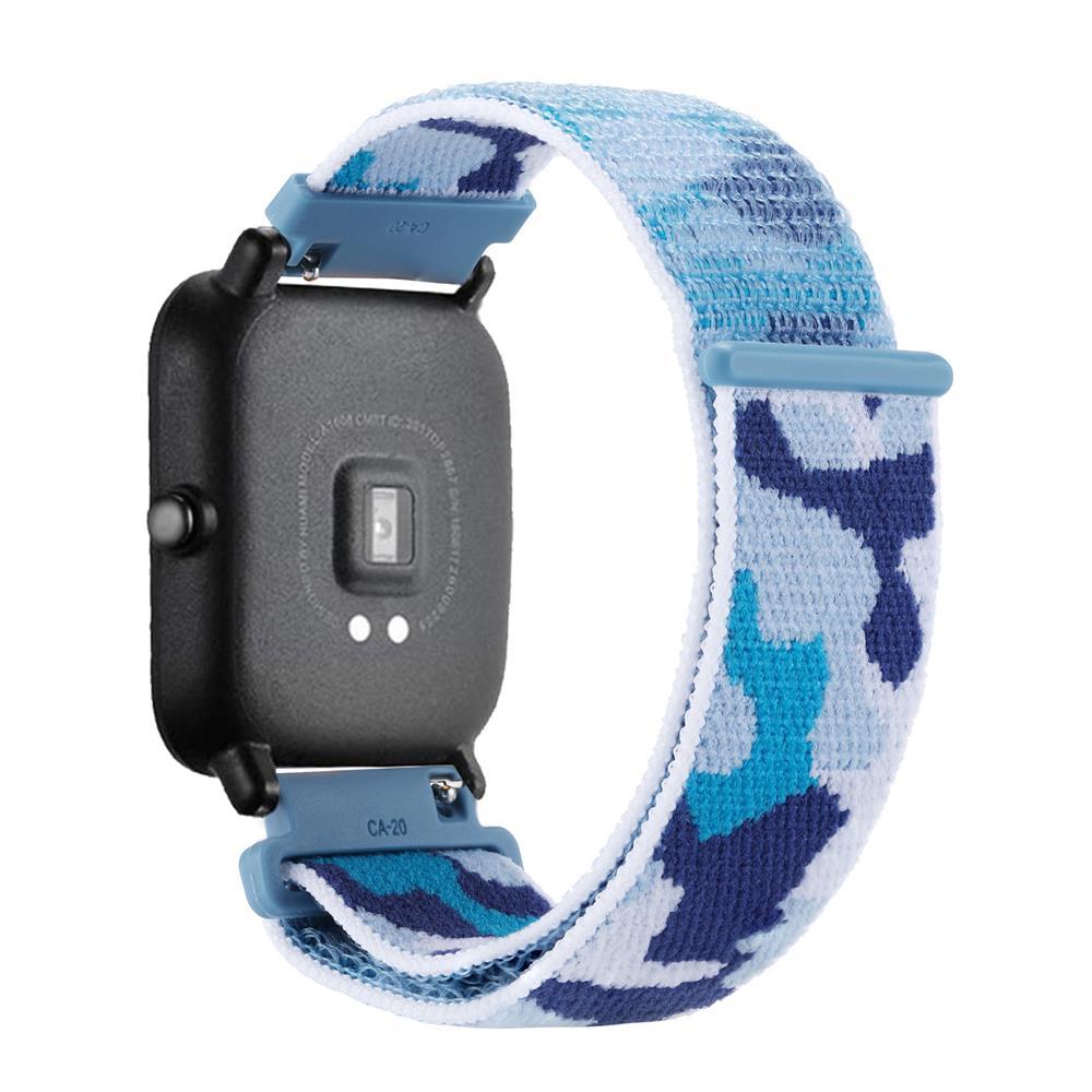 20 мм 22 мм Нейлоновый ремешок для Amazfit GTS 2/2e/3/4/GTS 2 mini/GTR 4/3/3 Pro/2/2e/47 мм Stratos 2 3 Браслет Amazfit Bip/Balance Ремешок
