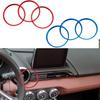 Автомобильные аксессуары, автомобильная розетка переменного тока, крышка для кондиционера, кольцо, декоративная накладка для Mazda MX5 Mazda 2 CX3 MX-5 RF