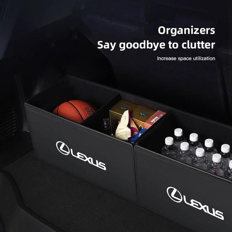 Кожаный ящик для хранения в багажник автомобиля Аксессуары-органайзеры для салона Автомобиля Для Lexus F-SPORT ES RX NX LS UX LM LX GX LC RZ IS CT GS RC HS