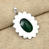 Созданный в лаборатории ювелирный изумрудный драгоценный камень, подвеска из стерлингового серебра 925 пробы, подарок ручной работы для нее