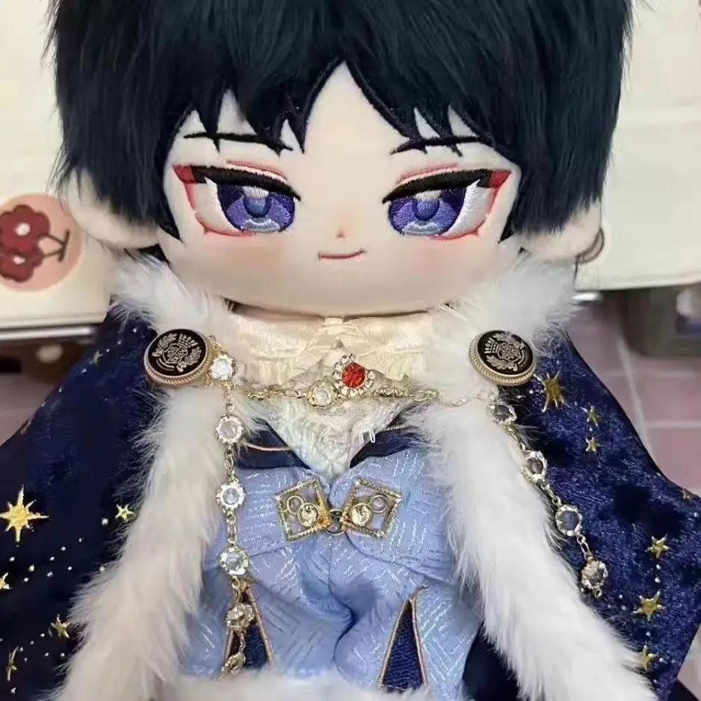 20 см ретро плюшевая кукольная одежда головной убор пальто брюки обувь драгоценный камень красный пламя комплект мягкая плюшевая игрушка наряд аксессуары