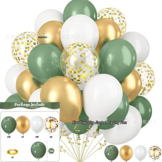 12-дюймовые 35 шт. шары с пайетками и конфетти для Рождества, Хэллоуина, вечеринок по случаю дня рождения