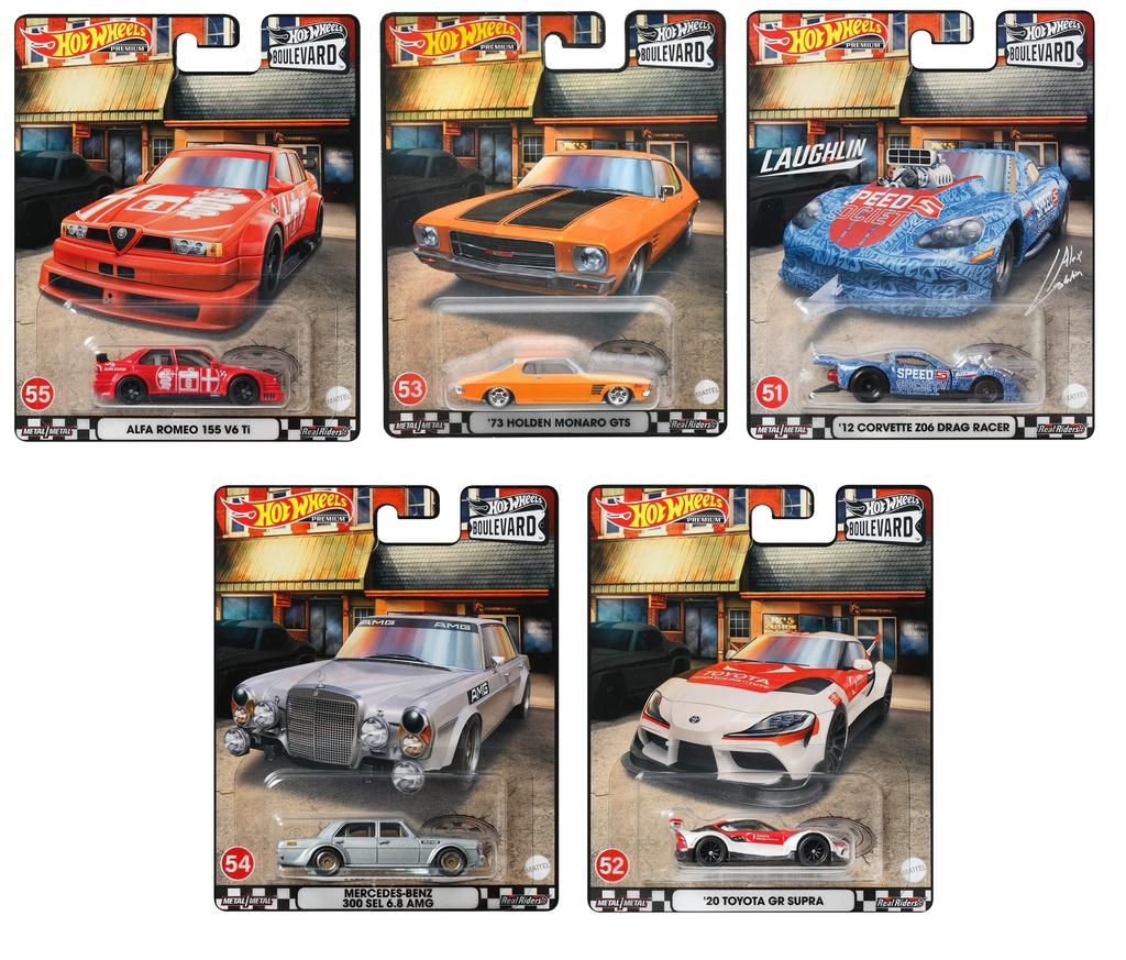 Hot Wheels Boulevard Ассортимент из 10 мини-машинок возрастом от 1 года и [Коробка продана] [3 шт.] 986L-GJT68