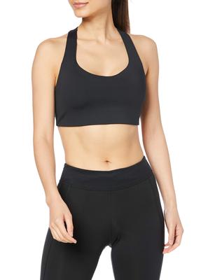 Спортивный бюстгальтер NB Power Up Bra BK MD1 [New Balance] Женский (черный)
