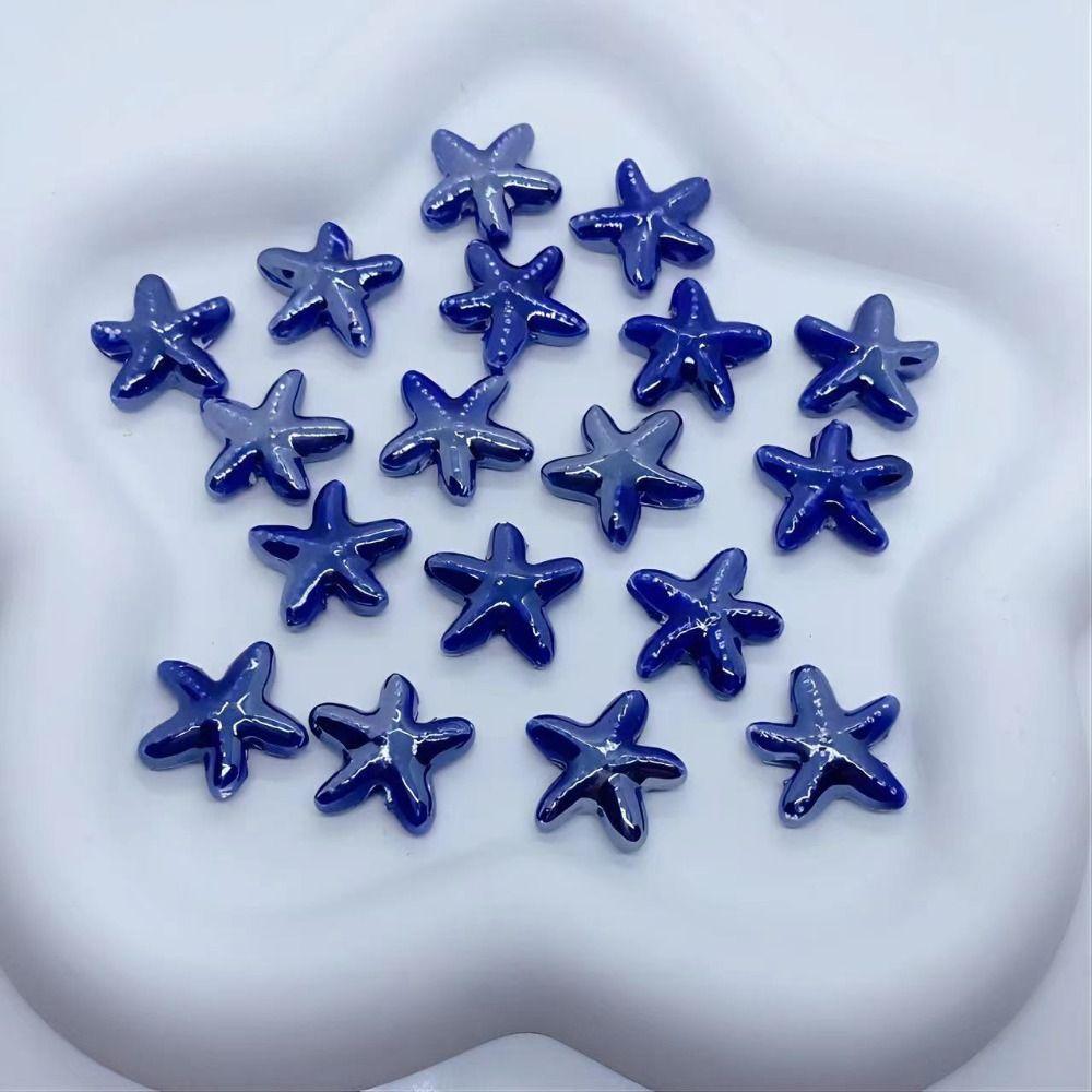 10pcs Fresh Color Starfish Bead Handmade Craft Jewelry Making Material  Women