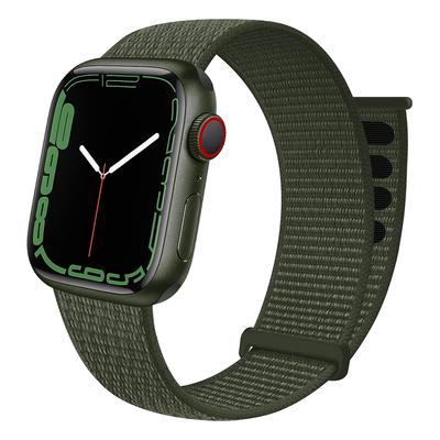 1шт нейлоновый ремешок для Apple Watch Band Ultra 2 49мм 45мм 44мм 42мм регулируемый эластичный браслет