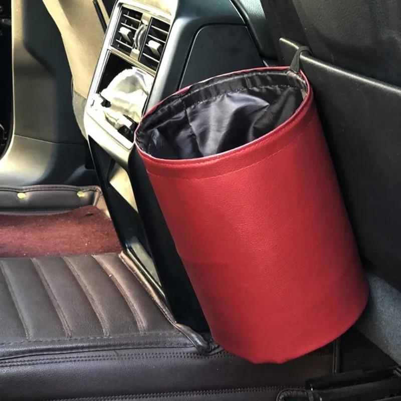 Складное автомобильное мусорное ведро, ведро для хранения, водонепроницаемая сумка, корзина для мусора, автомобильное мусорное ведро, аксессуары для салона автомобиля