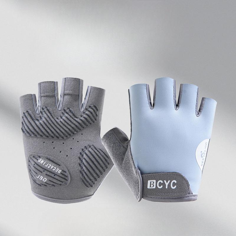 Fitness Gloves Men's Summer Thin Half Finger Exercise Anti Callus Equipment Horizontal Bar Wrist Guards Strength Training Anti Slip Gloves
