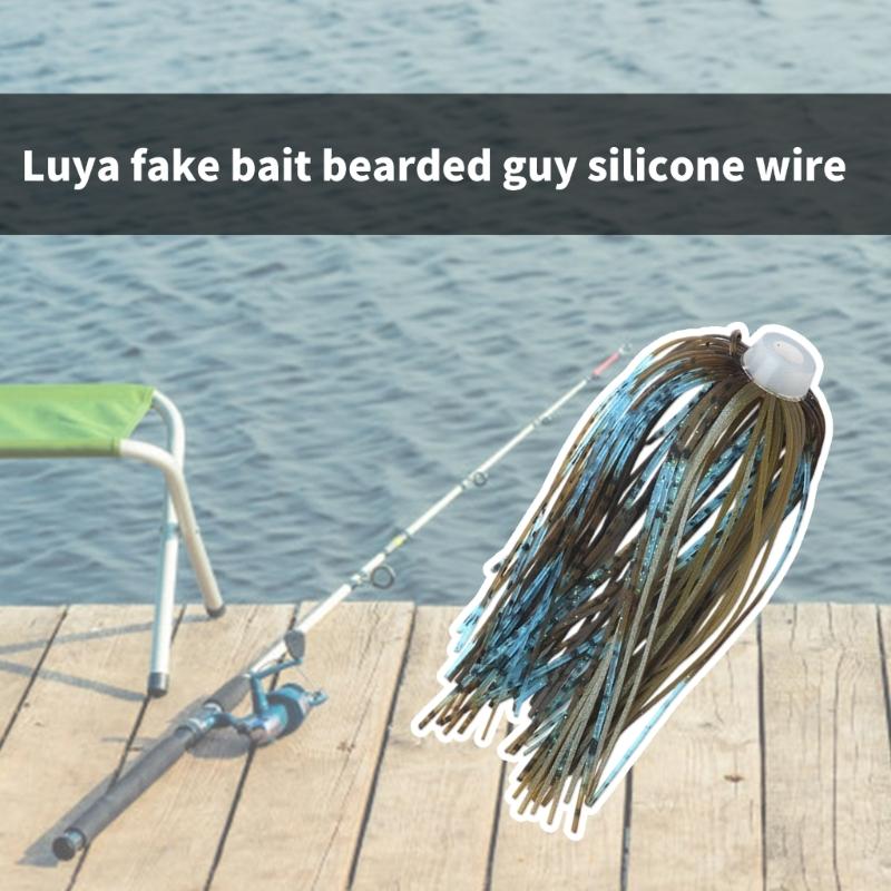 5 шт. Силиконовые юбки для джиг-головок, 88-прядные юбки-зонтики, юбки для рыболовных джиг-головок, замена спиннербейтов, юбки для рыболовных приманок