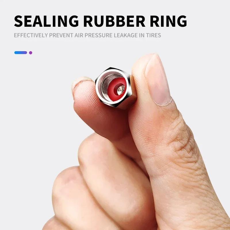 For Alfa Romeo 4PCS Car Badge Wheel Tires Valve Caps Metal Tyre Dust Covers For Alfa Romeo 159 Giulietta Giulia 147 Mito 156 Ste