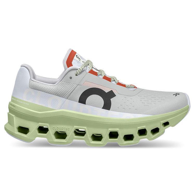 On Running CloudmOnster Ледниковый Серый Луговой Зеленый Женские 61.99022