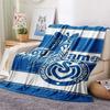 1PC Msv Duisburg Custom Name Patterned Flannel Blanket Suitable For All Seasons For Home Decor Warmth And Comfort Gifts Holiday Present