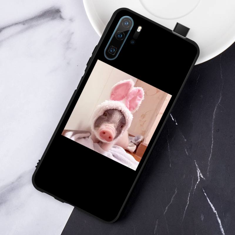Pet Pig Aesthetically Interesting Pattern Phone Case For Huawei Honor Mate P 10 20 30 40 I 9 8 Pro X Lite Smart 2019 Nova 5t
