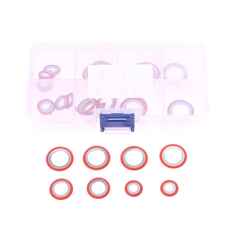 30шт. Уплотнительные прокладки для автомобильных систем кондиционирования воздуха Прокладки расширительных клапанов Прокладки головок труб Прокладки компрессоров