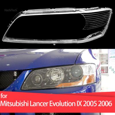 Для Mitsubishi Lancer Evolution IX 9-го CT9A CT9W 2005 2006 Крышка фары Стекло линзы фары автомобиля Передний плафон Автомобильная оболочка